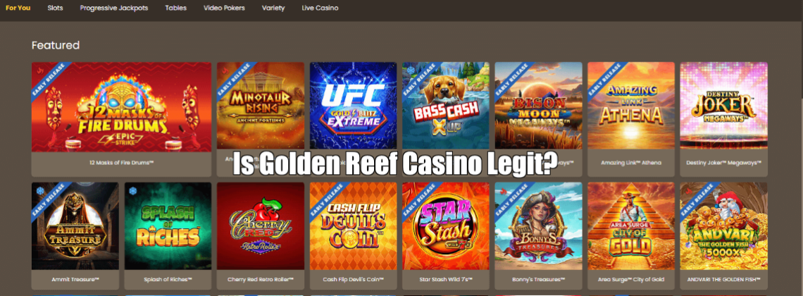 Golden Reef Casino Legit & Safe? + Sister Casinos