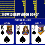 How to play video poker