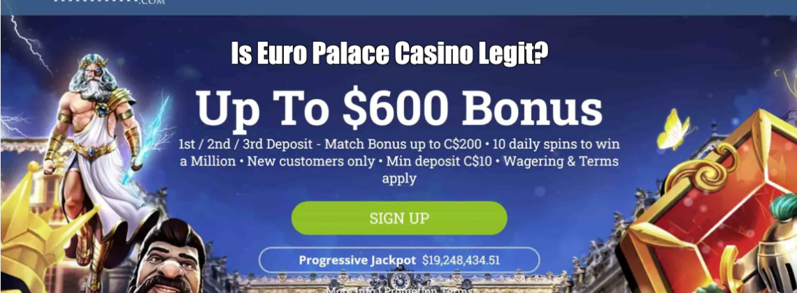 Euro Palace Casino Legit & Safe? + Sister Casinos